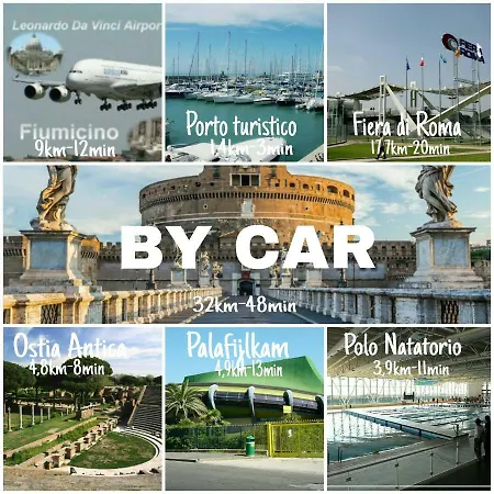 Lory Flat Near Skatepark Fiumicino Airport Apartment *